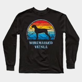 Wirehaired Vizsla Vintage Design Dog Long Sleeve T-Shirt